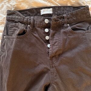 PacSun women’s dad Jean- dark brown